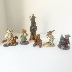 Lot of 6 Boyd’s Bears resin figures